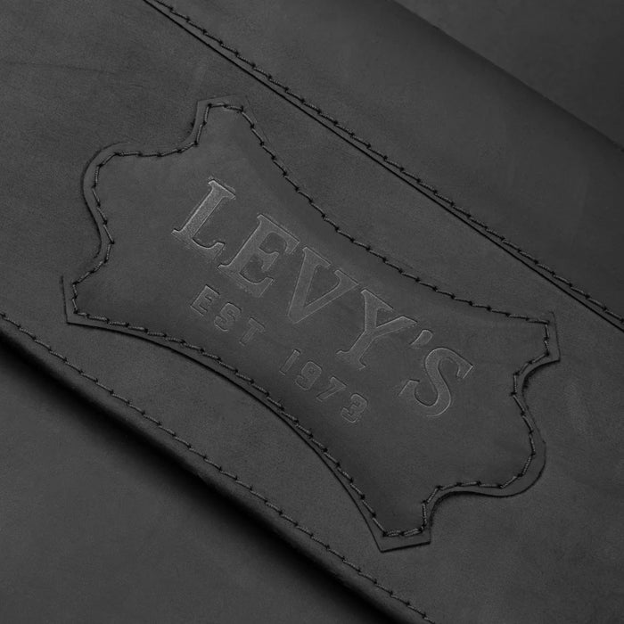 Levy's Solera Series Leather Bags Electric Guitar Bag, Black