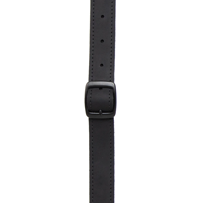 Levy's Reiner Series Florentine Leather Saddle Style Strap, Black