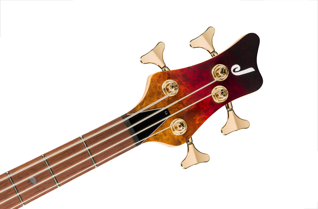 Jackson Pro Series Spectra Bass SBP IV, Caramelized Jatoba Fingerboard, Firestorm Fade