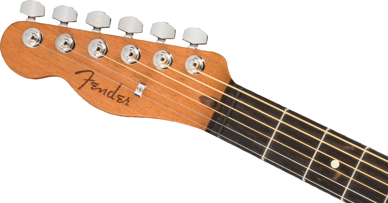 Fender American Acoustasonic Telecaster, Left-Handed, Ebony Fingerboard - Natural