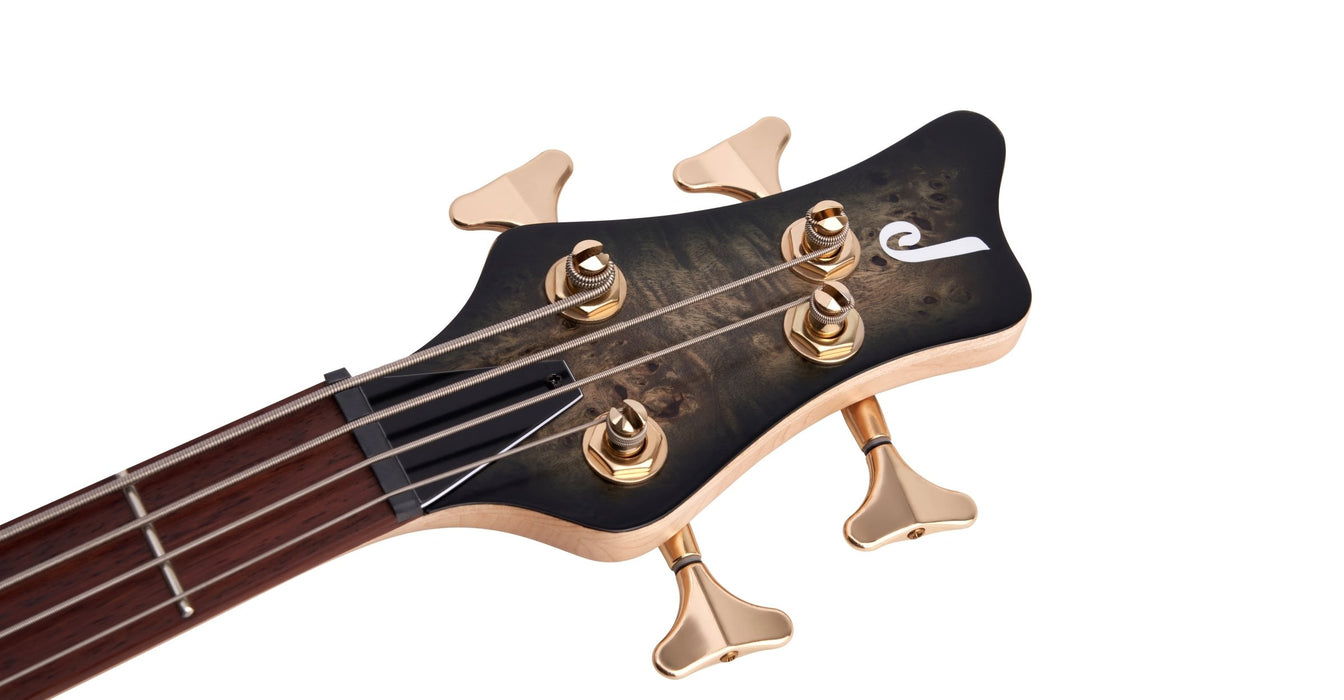 Jackson Pro Series Spectra Bass SBP IV, Caramelized Jatoba Fingerboard, Transparent Black Burst