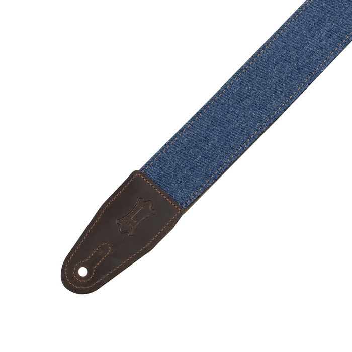 Levy's Denim Series Denim Guitar Strap, Blue