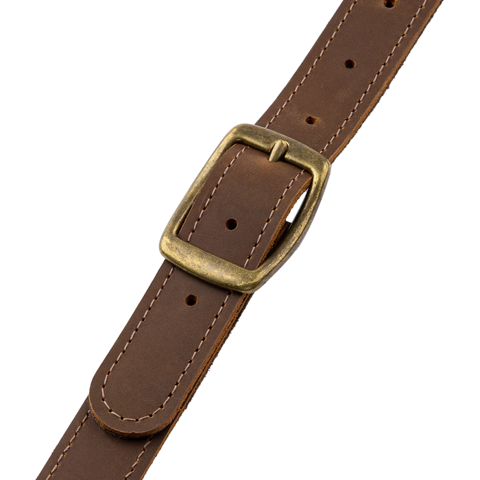 Levy's Apex Leather Guitar Strap With Padding And Hardware, Brown