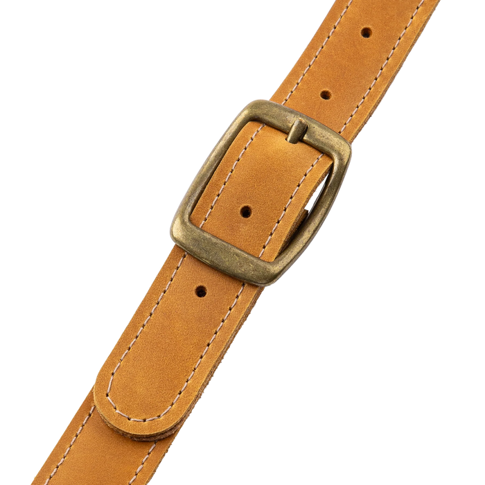 Levy's Apex Leather Guitar Strap With Padding And Hardware, Tan