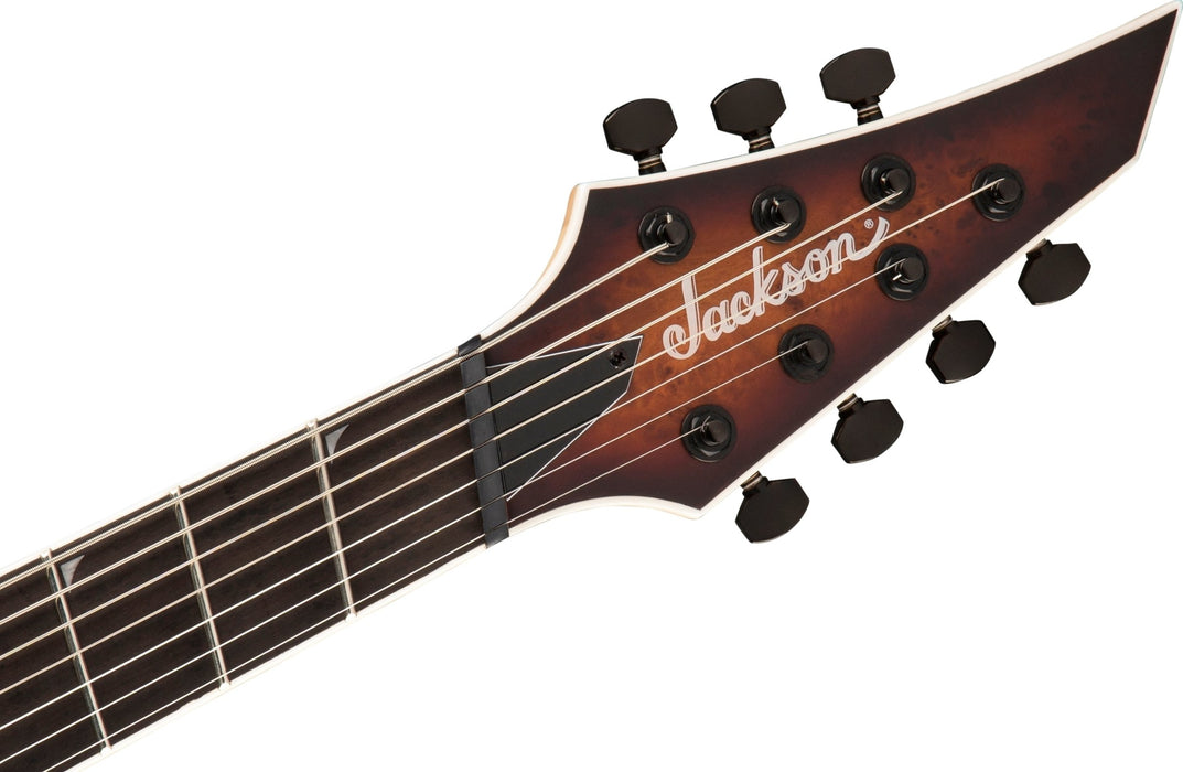 Jackson Concept Series Soloist SLAT7P HT MS, Ebony Fingerboard, Satin Bourbon Burst
