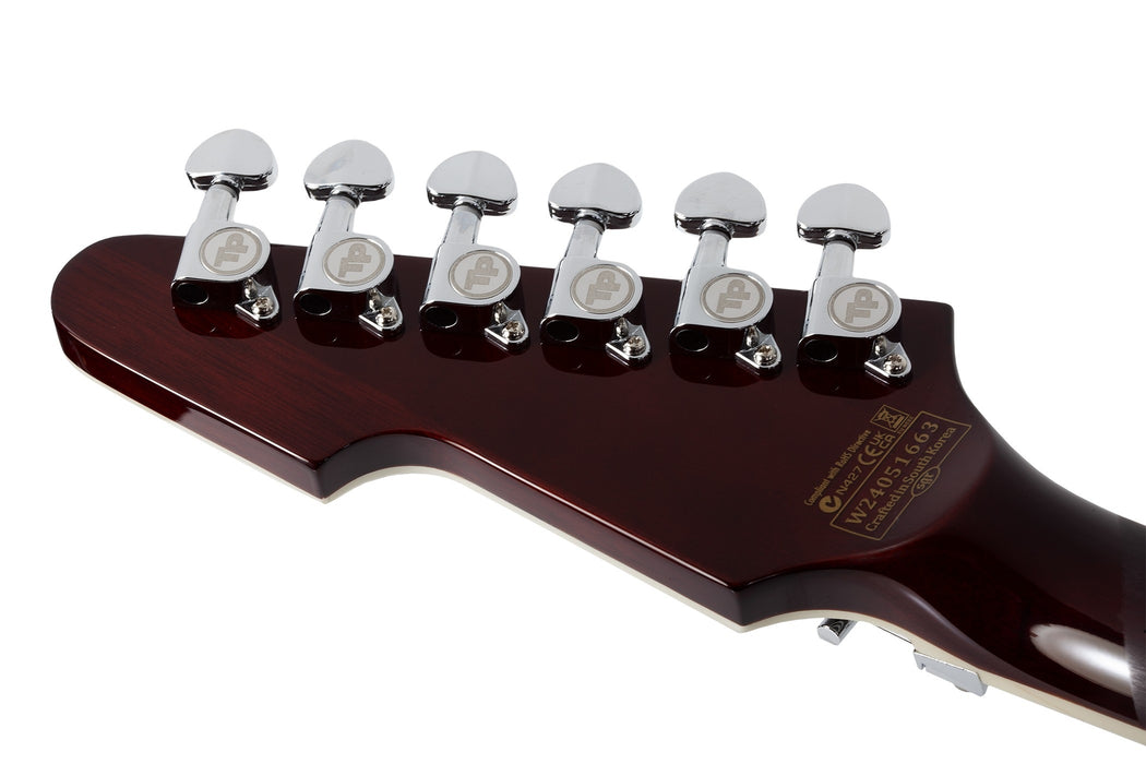 Schecter E-1 FR-S Electro-Resin Electric Guitar, Gloss Natural