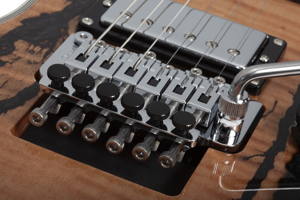 Schecter E-1 FR-S Electro-Resin Electric Guitar, Gloss Natural