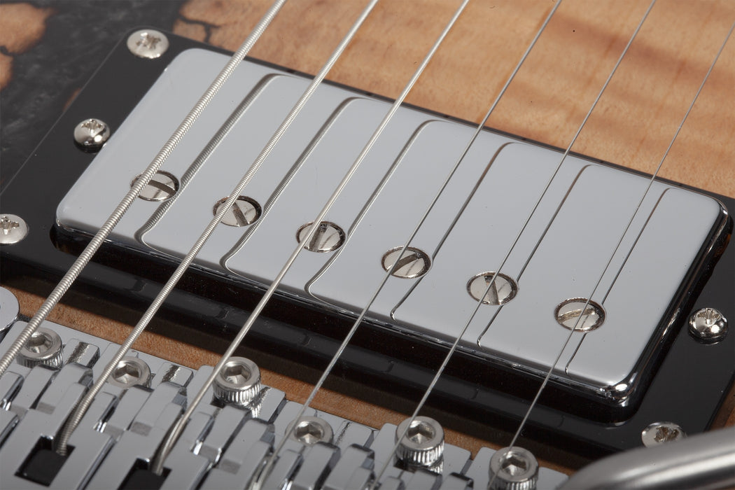 Schecter E-1 FR-S Electro-Resin Electric Guitar, Gloss Natural