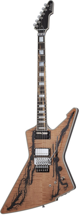 Schecter E-1 FR-S Electro-Resin Electric Guitar, Gloss Natural