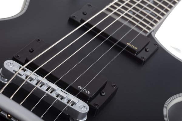 Schecter Damien Platinium-6 Solo-II, noir satiné