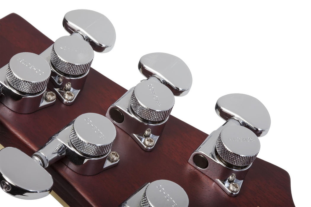 Schecter C-1 E/A Semi-Hollow Classic Satin Vintage Pelham Blue