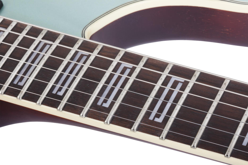 Schecter C-1 E/A Semi-Hollow Classic Satin Vintage Pelham Blue