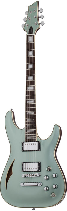 Schecter C-1 E/A Semi-Hollow Classic Satin Vintage Pelham Blue