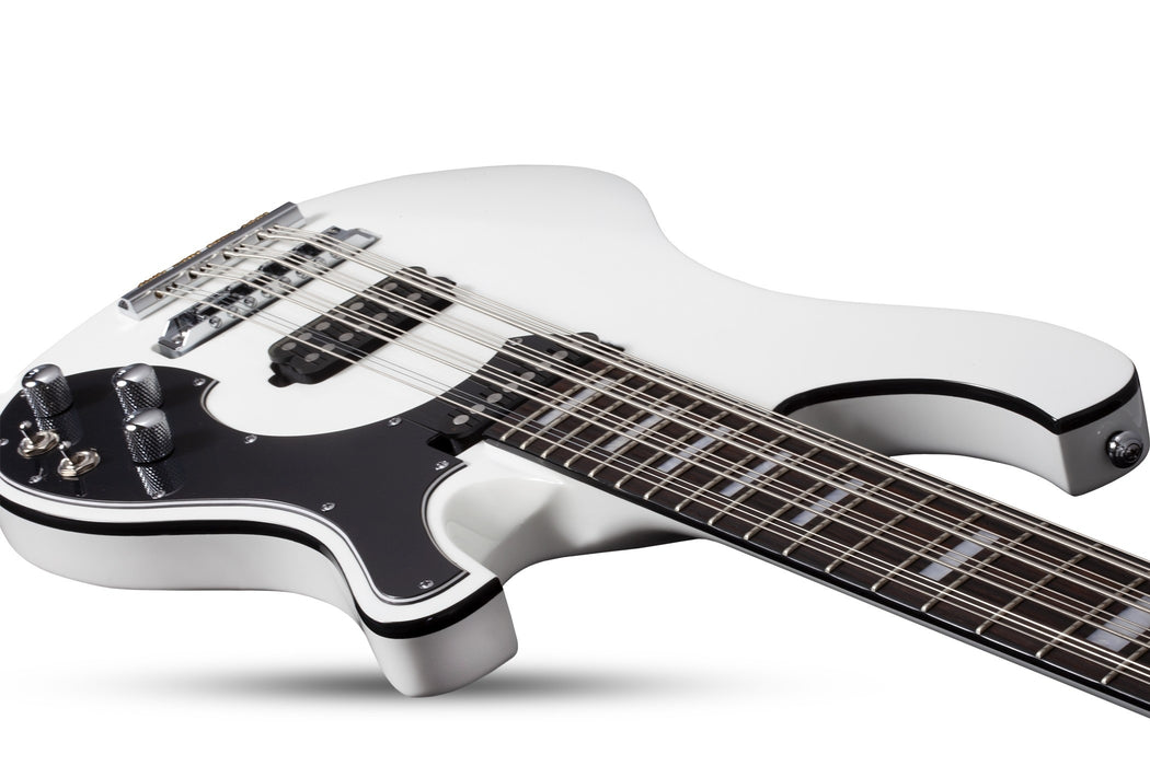Schecter Stargazer-12 Bass, Gloss White