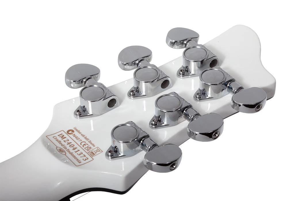 Schecter Stargazer-6 Left-Handed, Gloss White