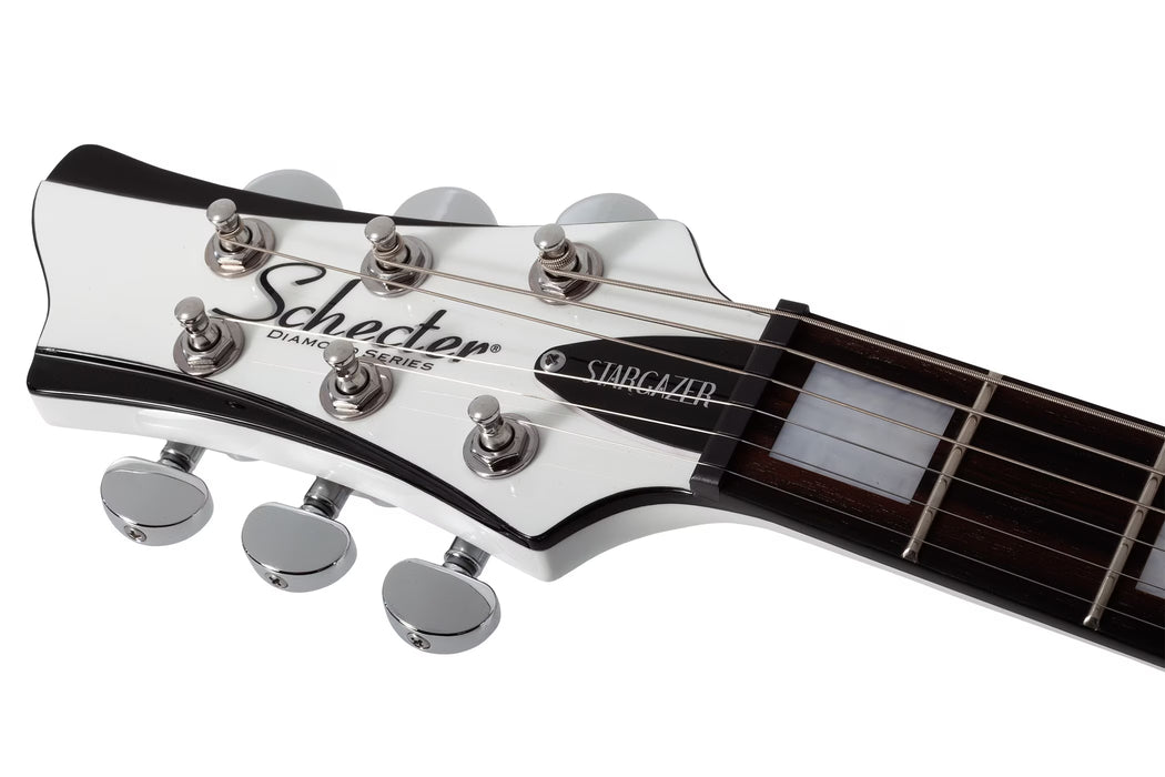 Schecter Stargazer-6 Left-Handed, Gloss White