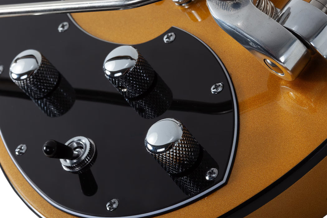 Schecter Stargazer-6 Vibrato Left-Handed, Metallic Gold