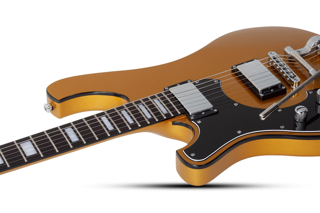 Schecter Stargazer-6 Vibrato Left-Handed, Metallic Gold