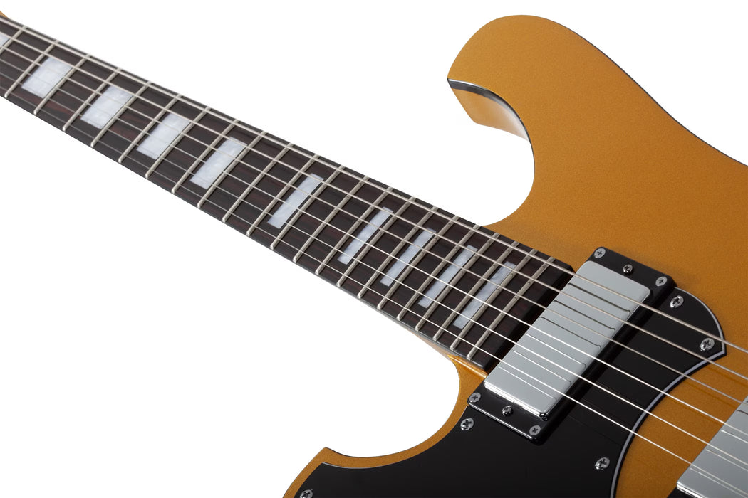 Schecter Stargazer-6 Vibrato Left-Handed, Metallic Gold