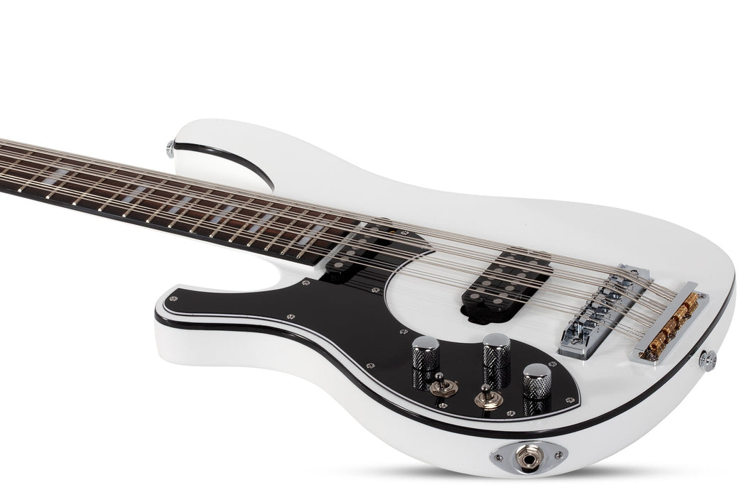 Schecter Stargazer-12 Bass Left-Handed, Gloss White