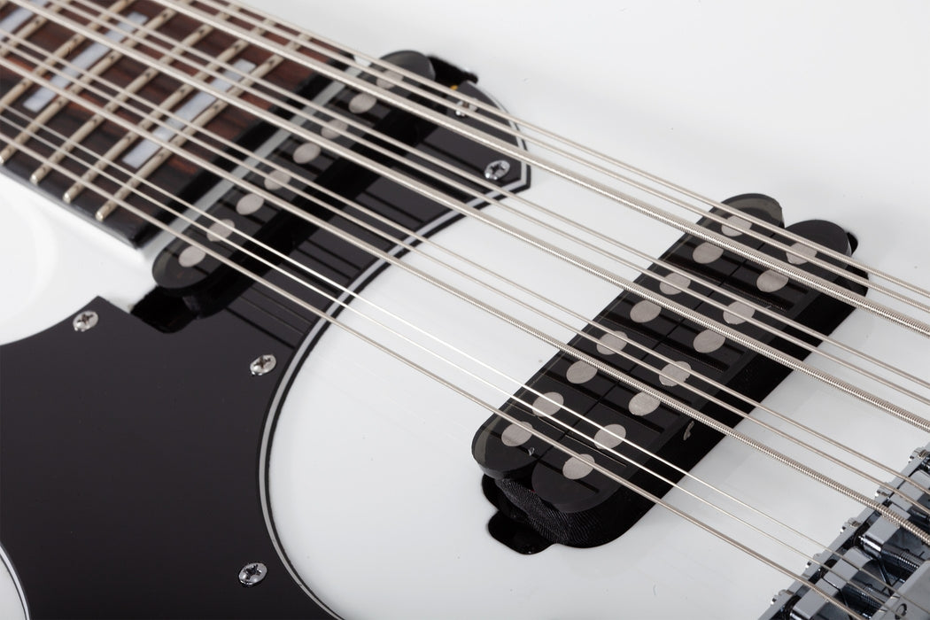 Schecter Stargazer-12 Bass Left-Handed, Gloss White