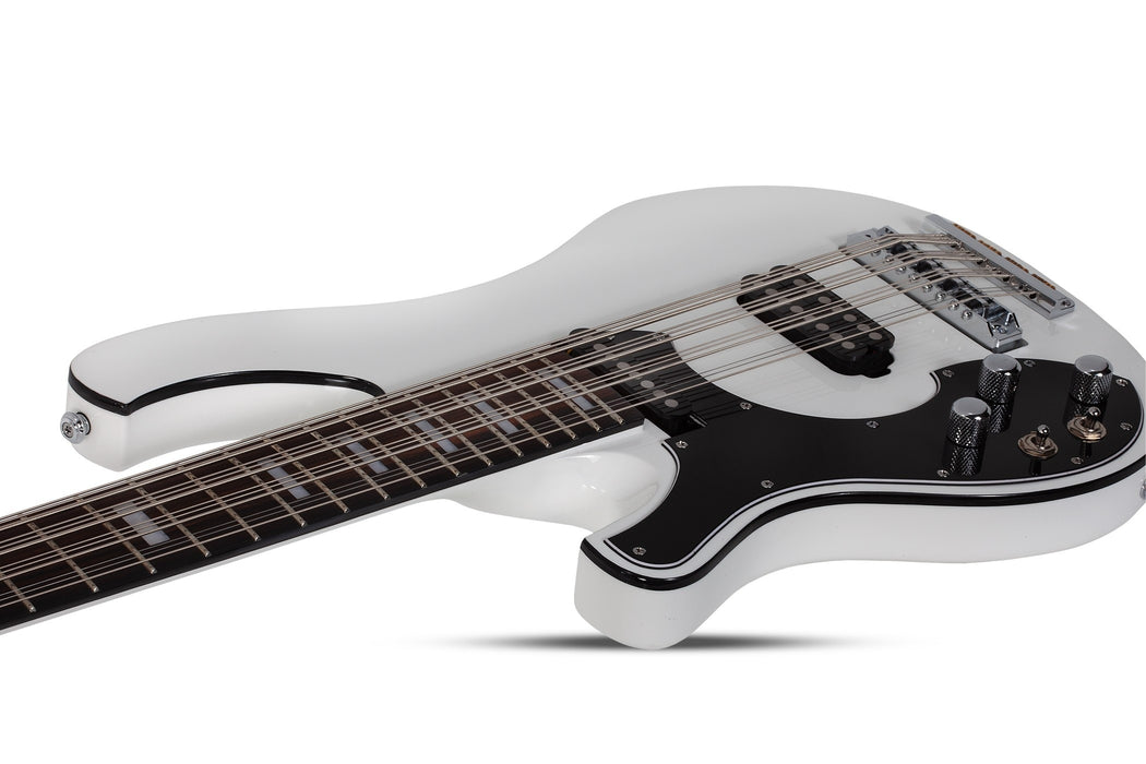 Schecter Stargazer-12 Bass Left-Handed, Gloss White
