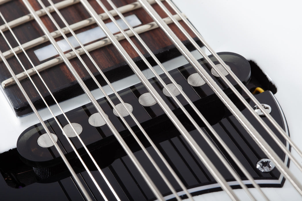 Schecter Stargazer-12 Bass Left-Handed, Gloss White