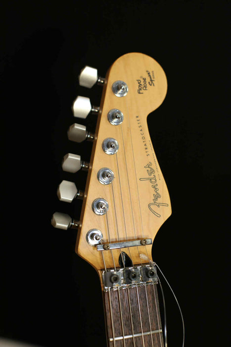 Fender "Squier series" MIJ w/Floyd Rose, Crimson Foto Flame - Used