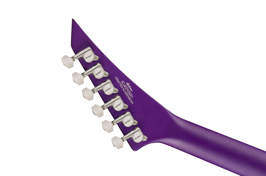 Jackson X Series Rhoads RRX24, Laurel Fingerboard, Purple Metallic with Black Bevels