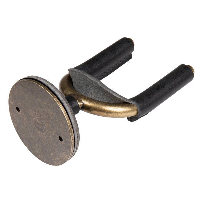 Levy's Forged Hangers, Brass with Black Leather