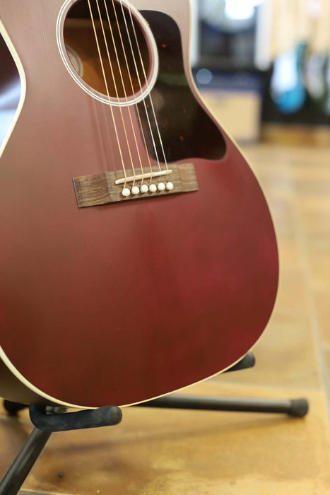 Gibson L-00 Special Acoustic/Electric Guitar with Softshell Case - Satin Wine Red - B-Stock