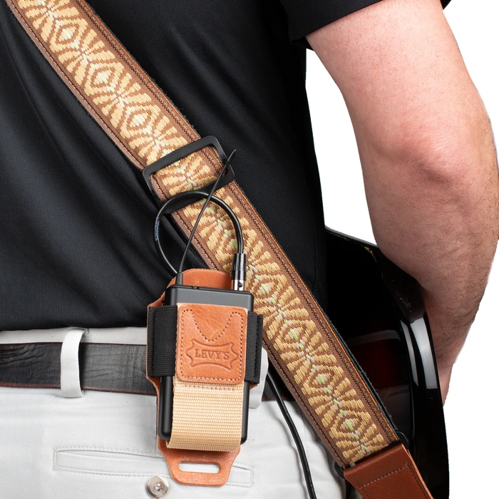 Levy's Deluxe Wireless Pack Holders, Tan