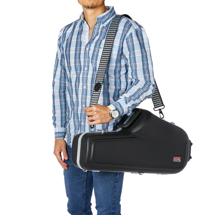 Levy's Case Straps 2 inch Wide Polyester Case Strap, Houndstooth