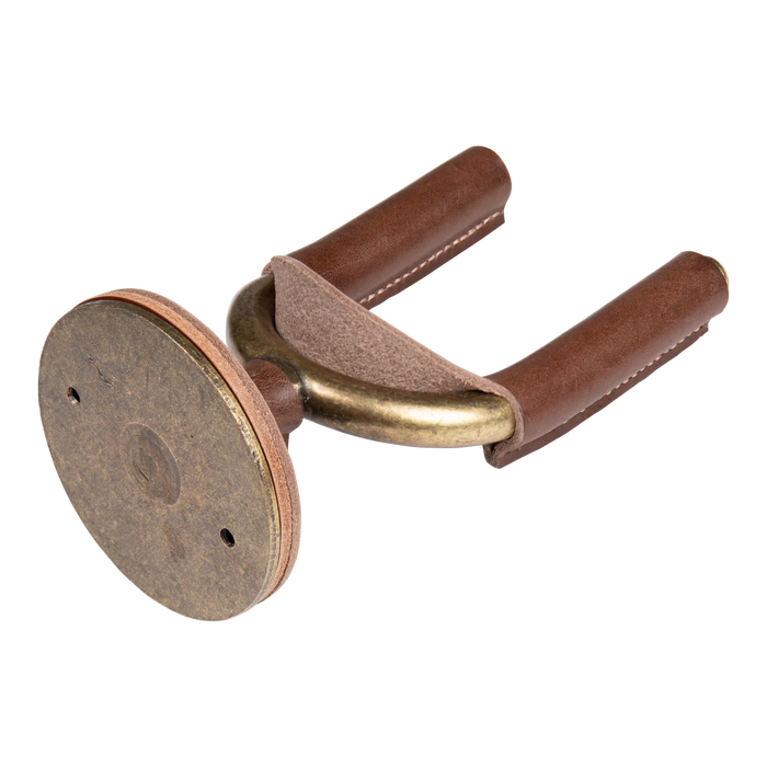 Levy's Forged Hangers, Brass with Brown Leather