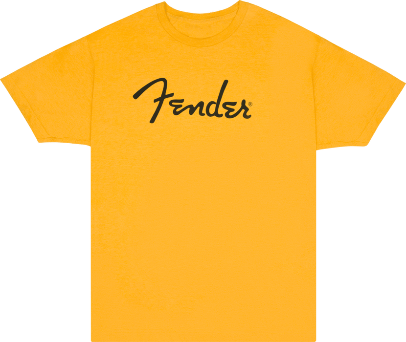 Fender Fender Spaghetti Logo T-Shirt, Butterscotch, S