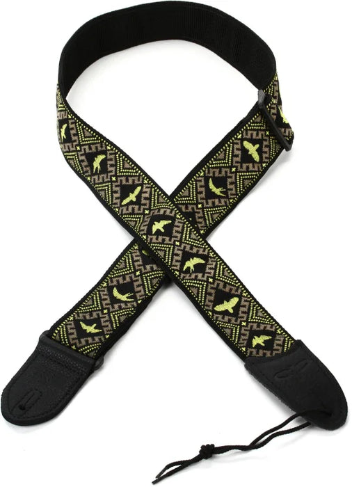 PRS Jacquard Hootnanny Yellow Black bird