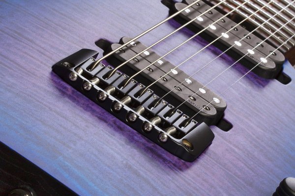 Schecter Km-7 Mk-III Pro Usa Blue Crimson w/Case