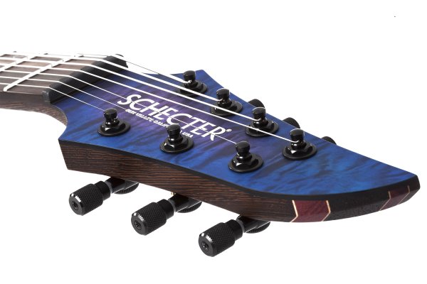 Schecter Km-7 Mk-III Pro Usa Blue Crimson w/Case