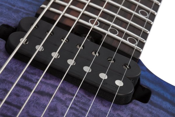 Schecter Km-7 Mk-III Pro Usa Blue Crimson w/Case