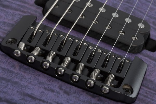 Schecter Km-7 Mk-III Pro Usa Blue Crimson w/Case