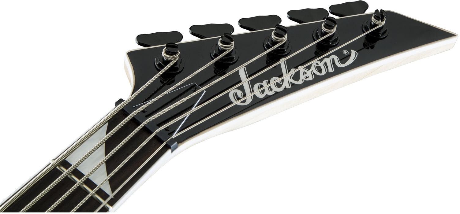 Jackson JS Series Concert Bass JS3VQ, Amaranth Fingerboard, Transparent Black Burst