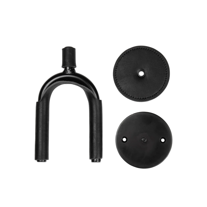 Levy's Forged Hangers, Black with Black Leather