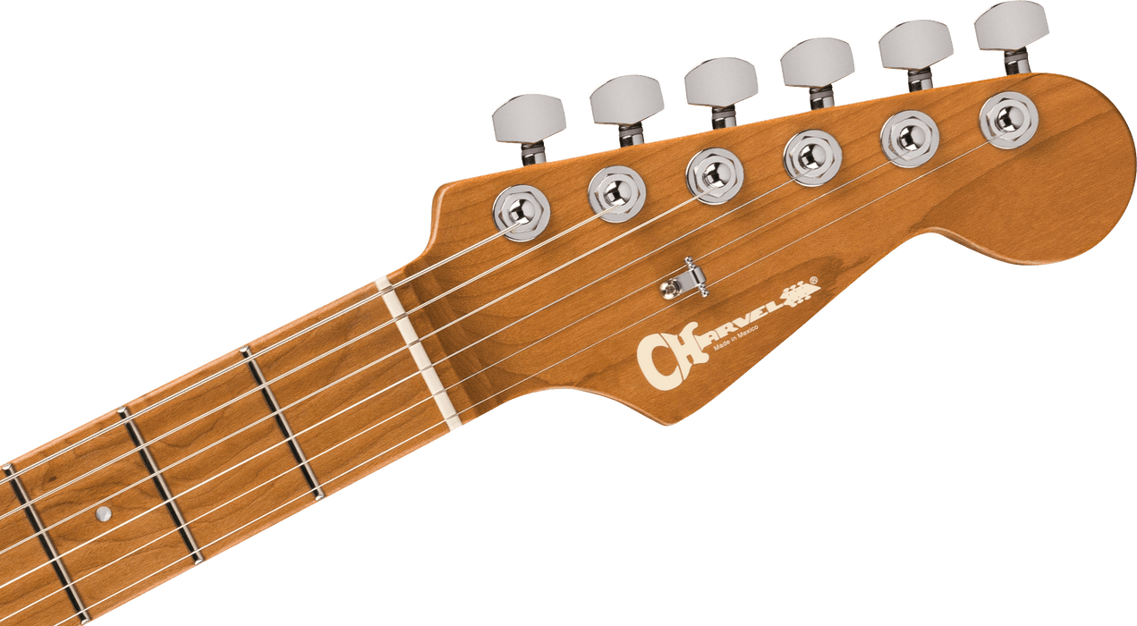 Charvel Pro-Mod DK24 HH 2PT CM, Caramelized Maple Fingerboard, Bubblegum Pink - Demo