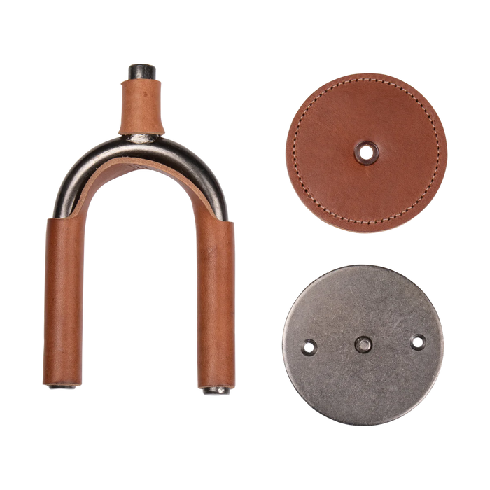 Levy's Forged Hangers, Smoke with Tan Leather