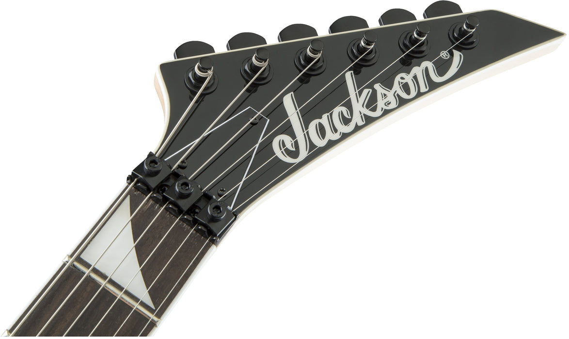 Jackson JS Series Rhoads JS32, Amaranth Fingerboard, Black with White Bevels