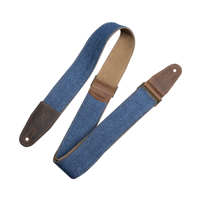 Levy's Denim Series Denim Guitar Strap, Blue