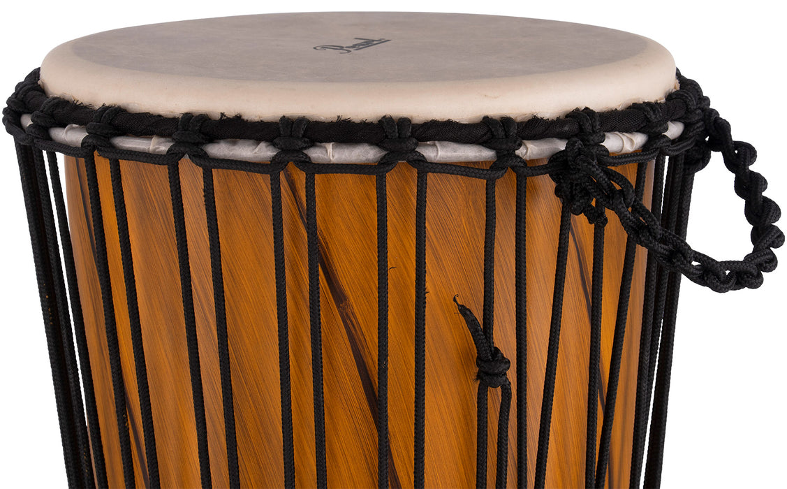 Pearl Rope Tuned PVC Ashiko Drum #683 (Artisan Sunset Cypress)