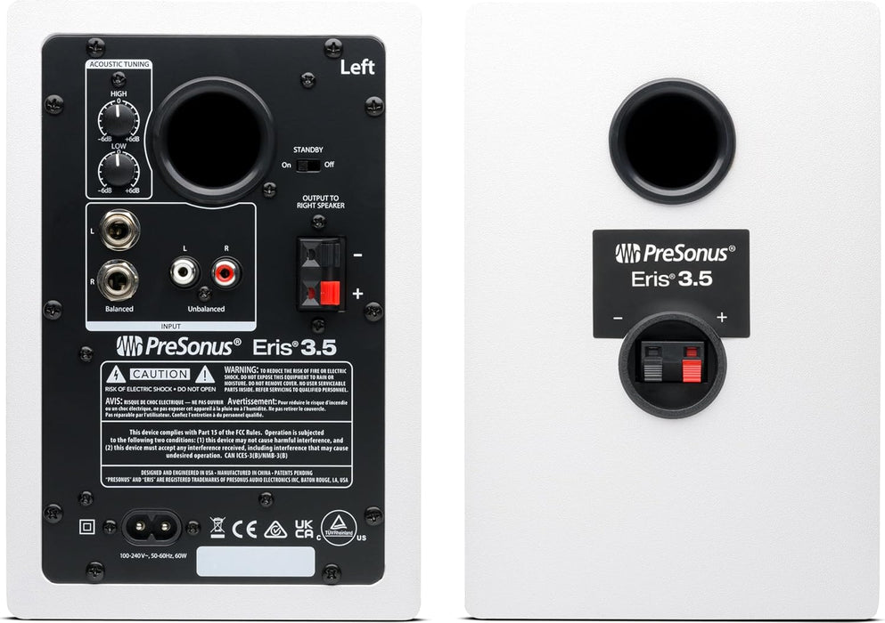 PreSonus 2-Way 5.25" Near Field Studio Monitor - White