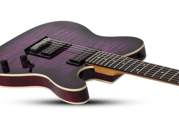 Schecter Pt Pro-Ebony Trans Purple Burst