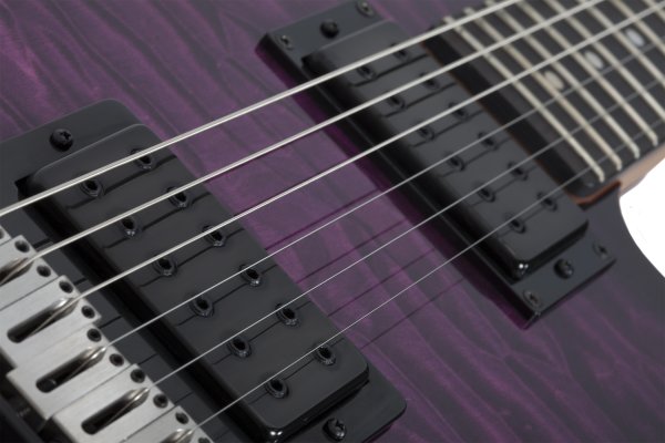 Schecter Pt Pro-Ebony Trans Purple Burst